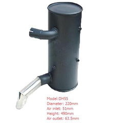 Muffler Silencer for Doosan Excavator DH55 New Type - Buymachineryparts