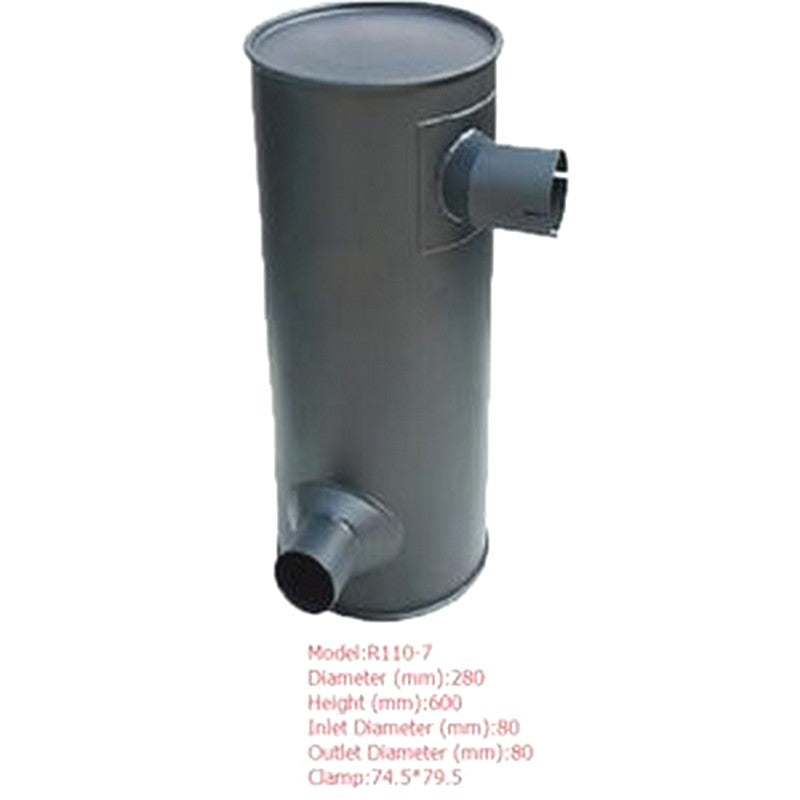Muffler Silencer for Hyundai Excavator R110-7