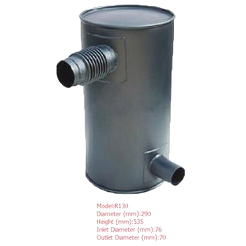 Muffler Silencer for Hyundai Excavator R130