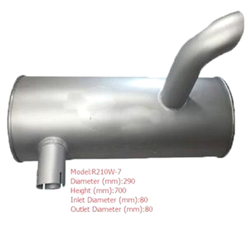 Muffler Silencer for Hyundai Excavator R210W-7