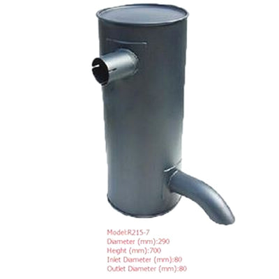 Muffler Silencer for Hyundai Excavator R215-7