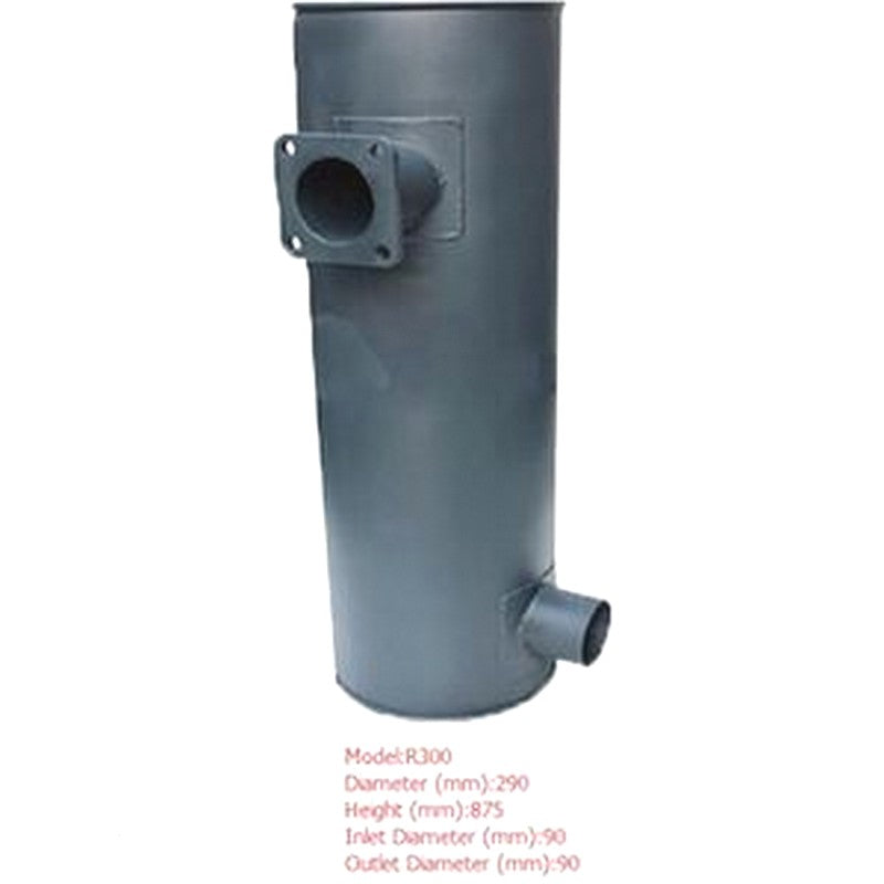 Muffler Silencer for Hyundai Excavator R300