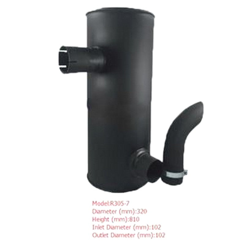 Muffler Silencer for Hyundai Excavator R305-7