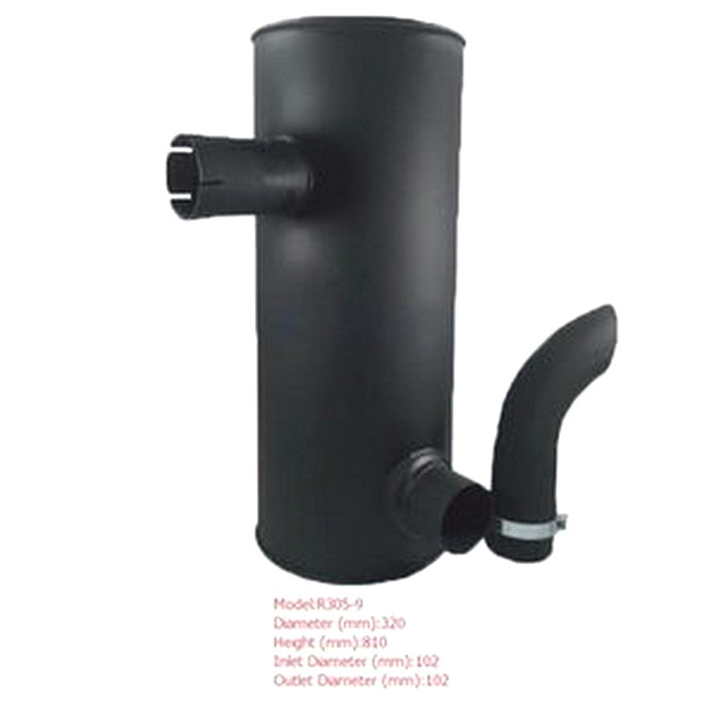 Muffler Silencer for Hyundai Excavator R305-9