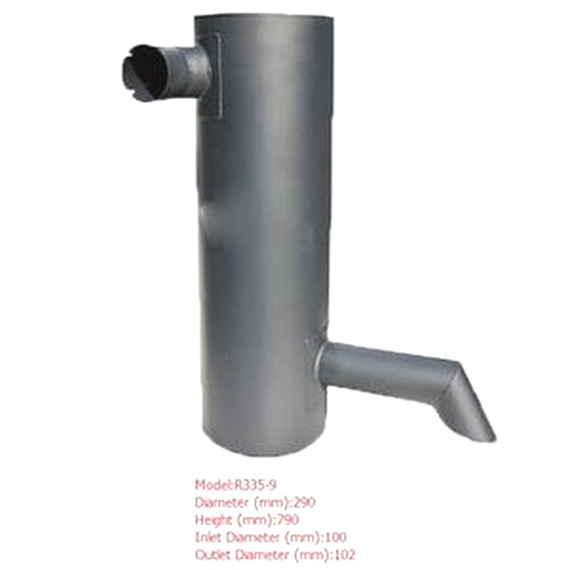 Muffler Silencer for Hyundai Excavator R335-9