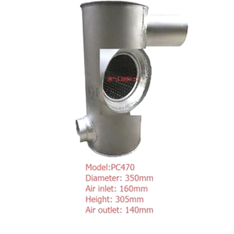 Muffler Silencer for Komatsu Excavator PC470 - Buymachineryparts