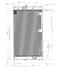 Oil Cooler 11Q9-40532 for Hyundai Excavator R320LC-9 R360LC-9 R380LC-9