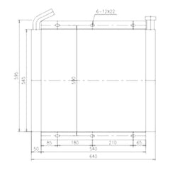 Oil Cooler 1398868 for Caterpillar CAT Excavator E307