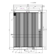 Oil Cooler 13C92000 for Doosan Excavator S330LC-V S400LC-V