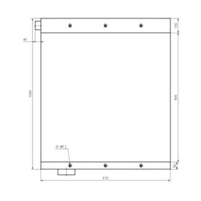 Oil Cooler 198-03-00083 for Komatsu D455A-1 Bulldozer