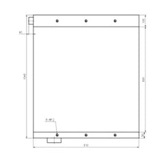 Oil Cooler 198-03-00083 for Komatsu D455A-1 Bulldozer