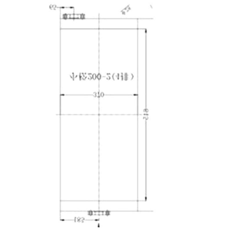 Oil Cooler 206-03-42131 for Komatsu PC220-1 PC220-2 Excavator