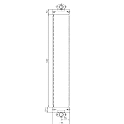 Oil Cooler 20E-03-31211 for Komatsu PW140-7 Excavator