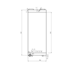 Oil Cooler for Caterpillar CAT 966G-2 E325C
