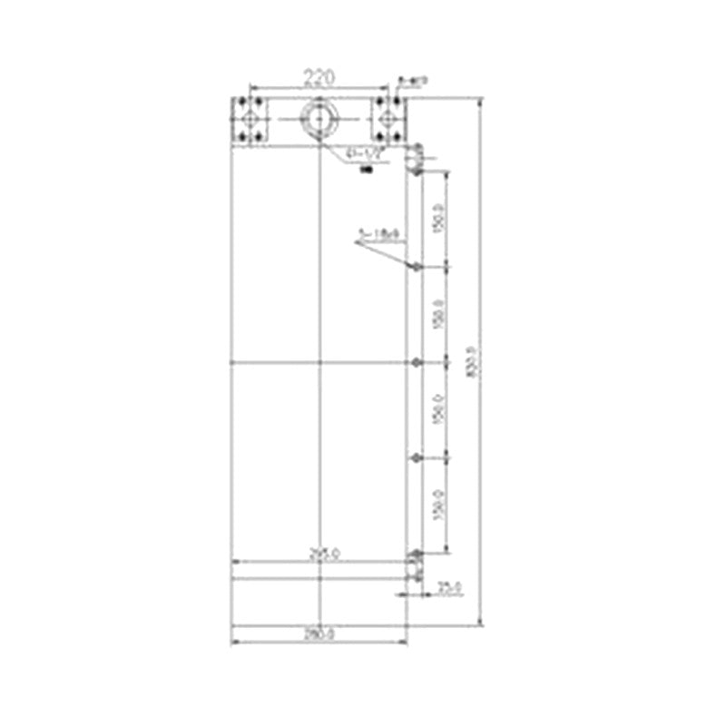 Oil Cooler for Volvo Excavator L180F L220F