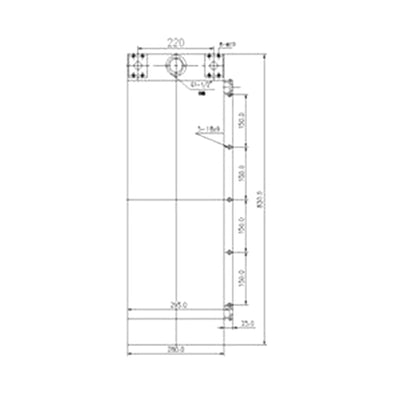 Oil Cooler for Volvo Excavator L180F L220F