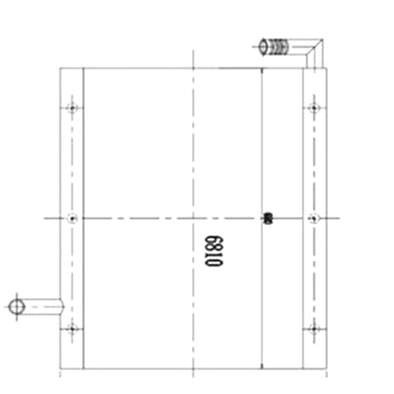 Oil Cooler LN00036 for Sumitomo Excavator SH120-2