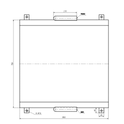 Oil Cooler LN00068 for Sumitomo Excavator SH200A3