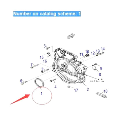 Original Seal Kit 6736-21-4221 for Komatsu WA430-6 WA380-6 WA320-6 Engine SAA6D114E-3LL SAA6D114E-3C