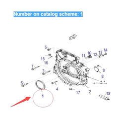 Original Seal Kit 6736-21-4221 for Komatsu WA430-6 WA380-6 WA320-6 Engine SAA6D114E-3LL SAA6D114E-3C