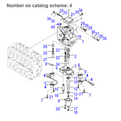 Pilot Valve 702-21-62300 for Komatsu PC200-8 PC200LC-8 PC210-10 PC220-8