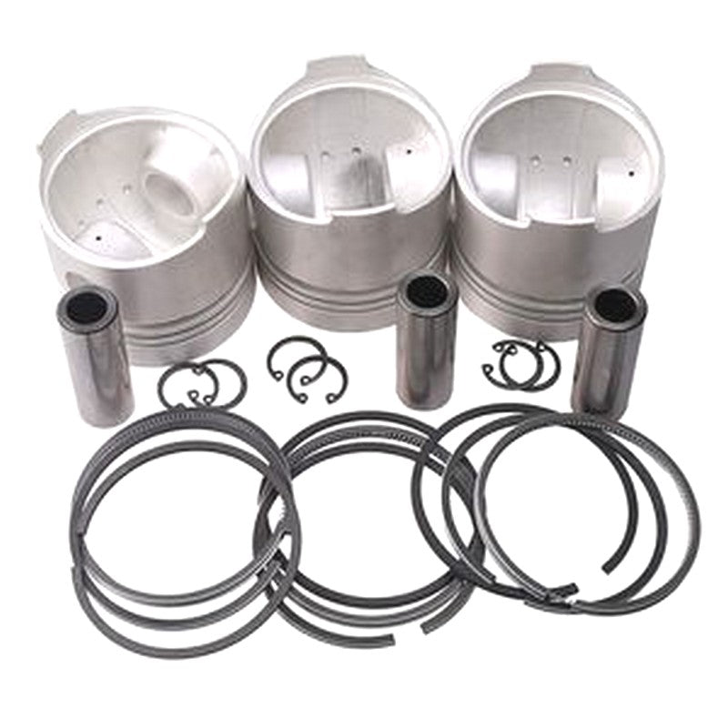 Piston & Piston Ring Set STD 78mm for Kubota D1105 Engine B2910HSD B7800HSD B3030HSD F3680 KX71 KX71H Tractor
