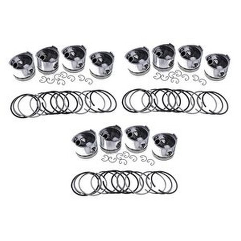 Piston & Piston Ring Set STD for Mitsubishi Engine S16R