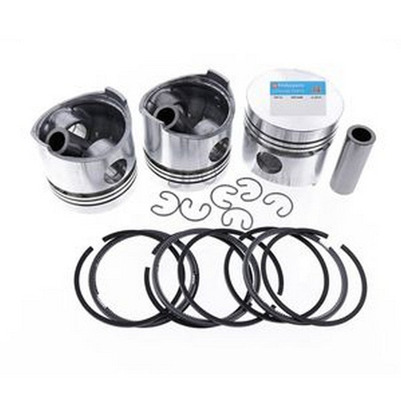 Piston & Piston Ring Set STD YM129004-22080 YM129004-22500 for Komatsu Engine 3D84E-5 S3D84-5