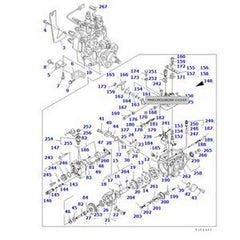 Pump Assembly YM129931-51010 for Komatsu Engine 4D94LE Forklift BX50 FD20-16 FD30-16 - Buymachineryparts