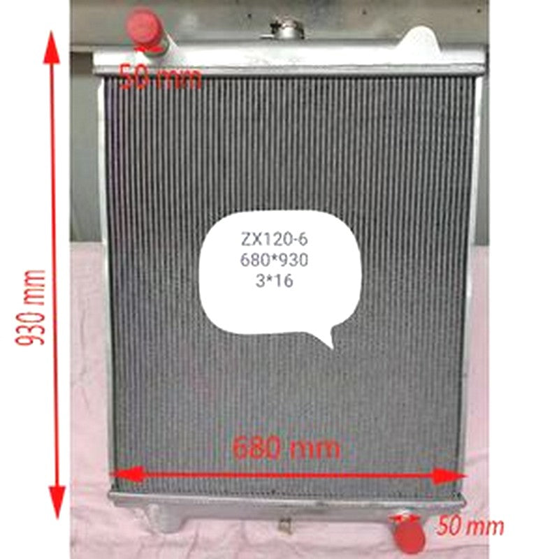 Zx120 Radiator Radiator W041100002 for Hitachi Excavator ZX120 ZX120-6 – Buymachineryparts