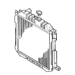 Radiator 4397053 for Hitachi Excavator EX60-5