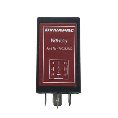 VBS Relay 382782 4700382782 for Dynapac CA152 CA251 CC102 CC232 CC412 CC422 CC722 CC900