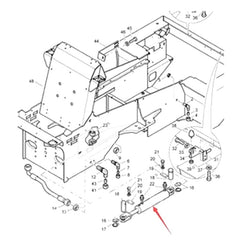 Roller Steering Cylinder 05850342 for Bomag BW213DH-3
