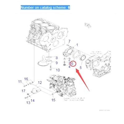 Rotor Outer YM119802-32120 for Komatsu SK818-5 SK815-5 SK714-5 PC45R-8 PC35R-8 PC30MR-2 PC27R-8 S3D84-5X-AB S3D84-5X-AC