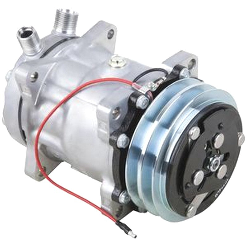 Sanden SD7H15 4663 A/C Compressor 86508521 for CASE Tractor 2090 2094 2290 2294 2390 2394 2590 2594 3294 New Holland Combine TR87 TR88 TR89 TR97 TR98 TR99