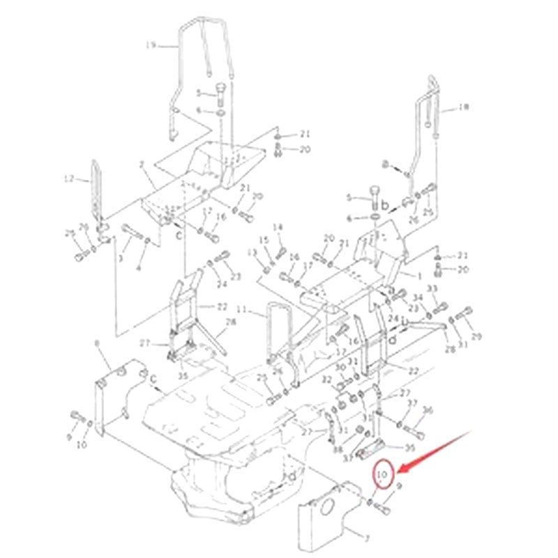Seal 423-33-11421 for Komatsu WA350-1 WA380-1 Wheel Loader