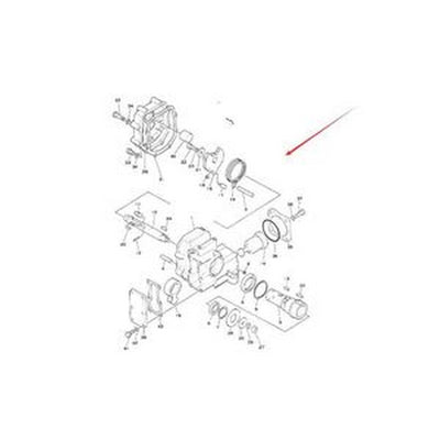 Servo Valve 702-12-16001 for Komatsu Dozer D355A-3X - Buymachineryparts