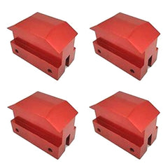 Set of 4 Jack Lifting Pad Anodized Aluminum JACKPAD08-RD-4 for 6th Generation Chevrolet Camaro 16-18