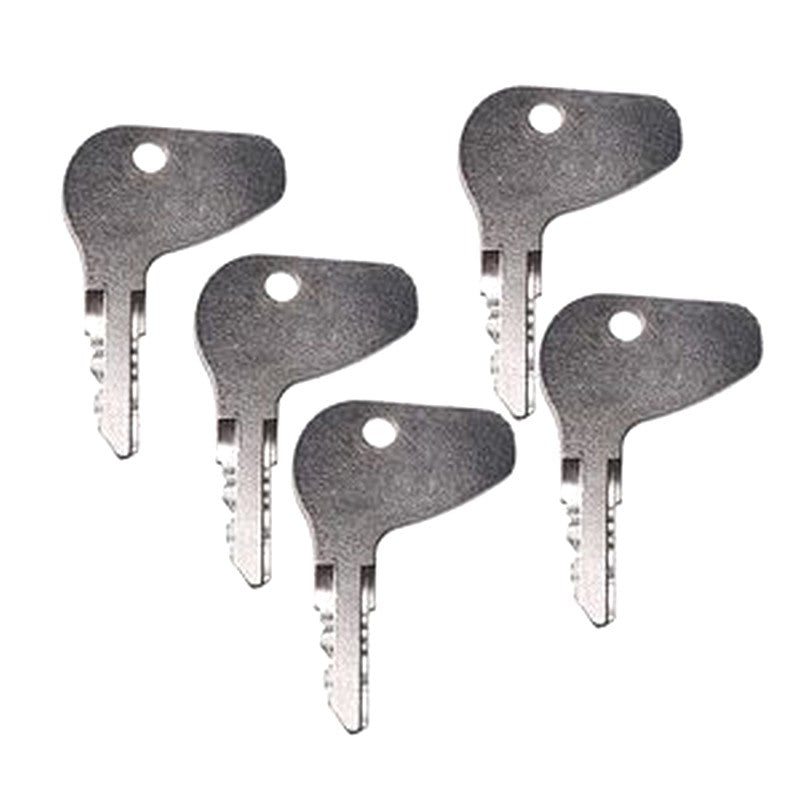 Set of 5 Ignition Start Switch Keys 27800501200 for Mahindra Tractors 2015 2615 3015 2216