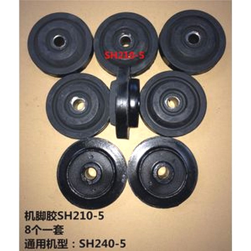 For Sumitomo Excavator SH210-5 Engine Mounting Rubber Cushion Feet Bumper