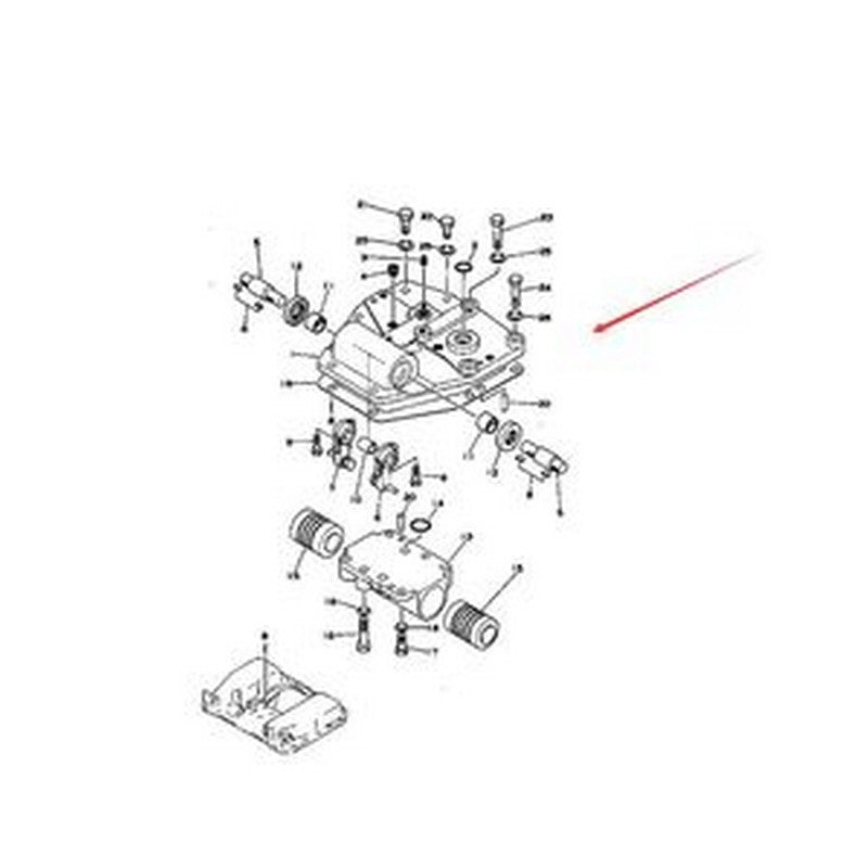 Steering Valve 124-40-00010 for Komatsu Dozer D40A-1 D40AF-1 D50A-16 D40PLF-1 D45P-1 D40PL-1 D53P-16 D50PL-16 D53A-16 - Buymachineryparts