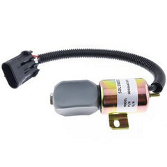 Stop Solenoid 332-J5060 for JCB 3CX 4CX Excavator Stopper Motor 12 Volt Isuzu Engine - Buymachineryparts