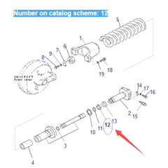 U-Packing 09370-00090 for Komatsu PC360-7 PC350LC-8M0 PC308USLC-3E0 PC300LC-6 Excavator