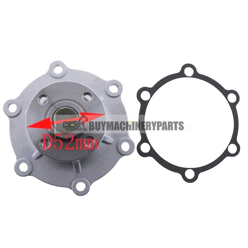 Water Pump 16120-32082-71 for Toyota 2-4FD 2J Engine Forklift 6 Bolts