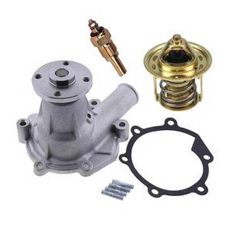 Water Pump With Gasket 223-0296 223-0297 & Thermostat 223-0300 & Sensor 223-0309 for Mitsubishi Engine L3E Caterpillar CAT Excavator 301.6C 301.8C