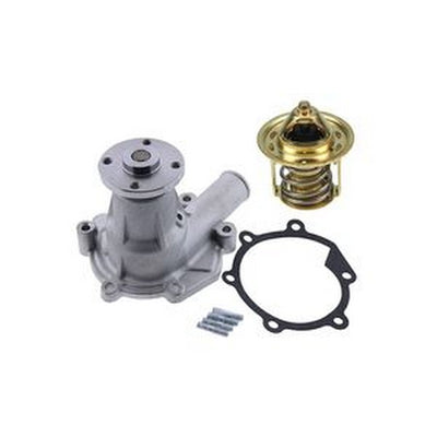 Water Pump With Gasket & Thermostat PJ7410770 PJ7410802 for Volvo Excavator EC13 EC14 EC15 EC15B EC20 EC20B
