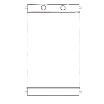 Water Radiator Core 11115954 for Volvo Articulated Haulers A40D