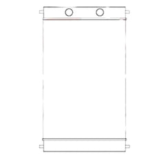 Water Radiator Core 11115954 for Volvo Articulated Haulers A40D