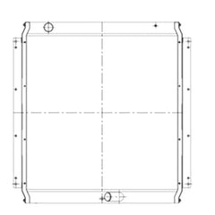 Water Radiator Core VOE 14505916 for Volvo Excavator EC210B