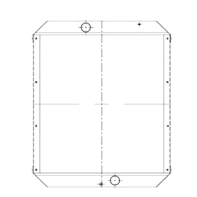 Water Radiator Core 14536041 14507936 14536040 14536039 for Volvo Excavator EC140B EC135B